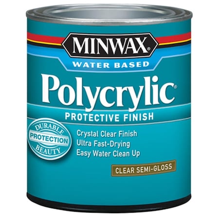 Minwax 244444444 0.5 Point Semi Gloss Polycrylic Protective Finish MI574080